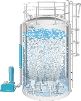 Blastertank - Wastewater purification system equipped with Aquablaster