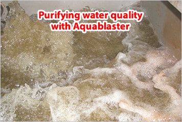 Purifying water quality with Aquablaster